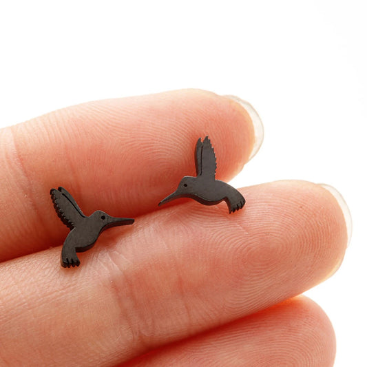 Stud Hummingbird Earrings