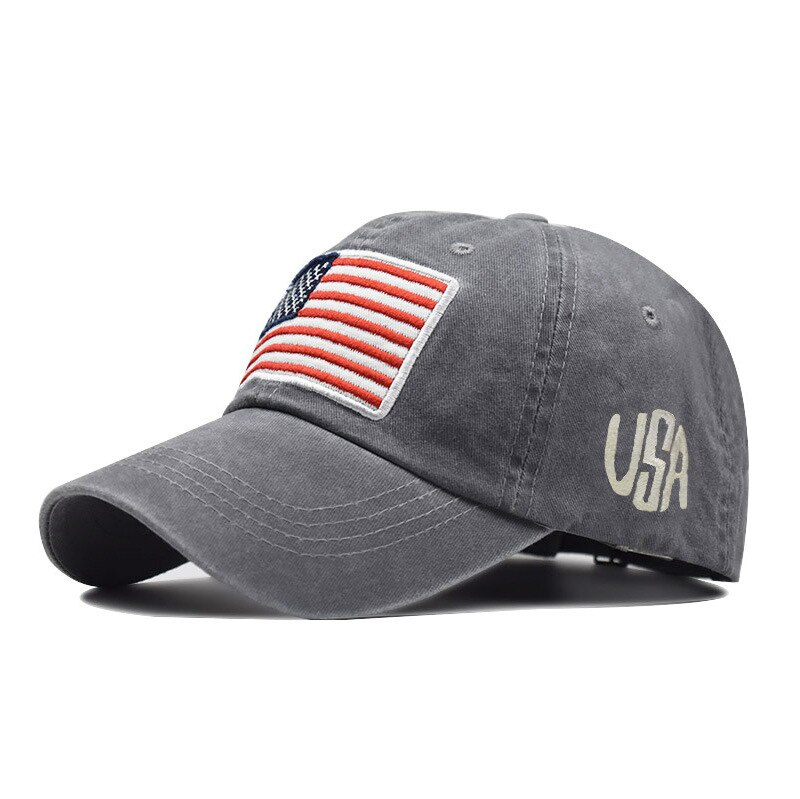 American Flag USA Baseball Cap - Tactical Army Cotton Casual Hat America