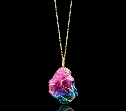 Seven Color Stone Necklace