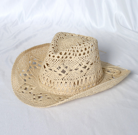 Western Cowboy Cowgirl Straw Hat Sun Summer Beach Party Rodeo, Womens, Mens