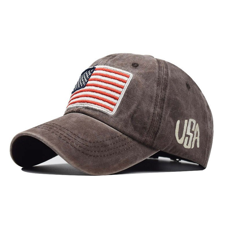 American Flag USA Baseball Cap - Tactical Army Cotton Casual Hat America