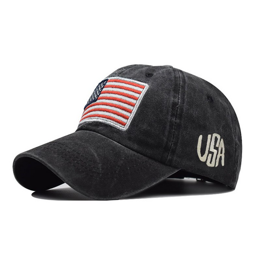 American Flag USA Baseball Cap - Tactical Army Cotton Casual Hat America