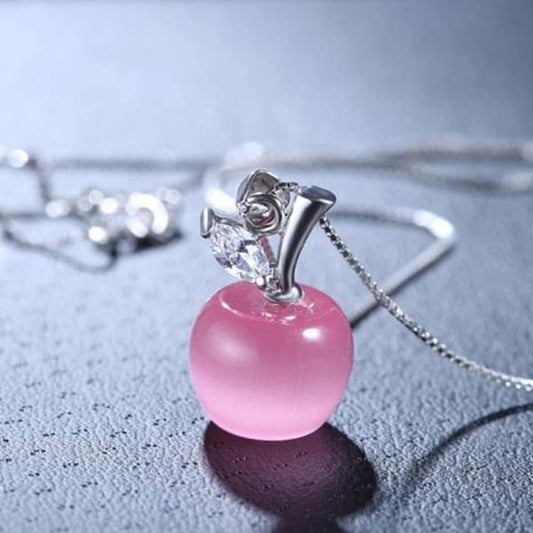 Crystal Apple Neckalce