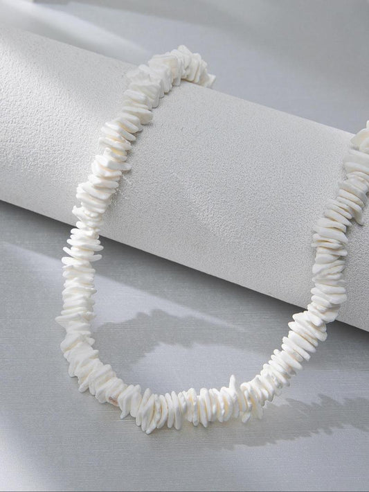 White Puka Shell Necklace