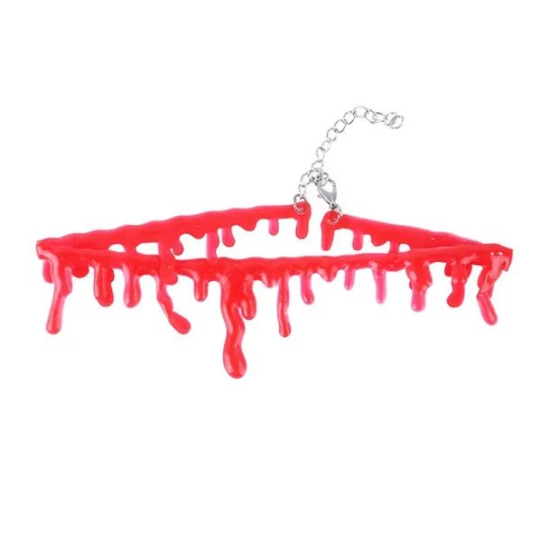 Fake Blood Necklace