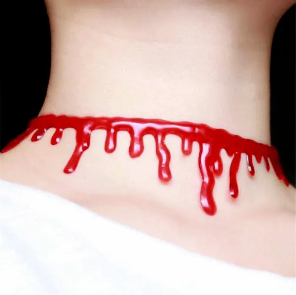 Fake Blood Necklace