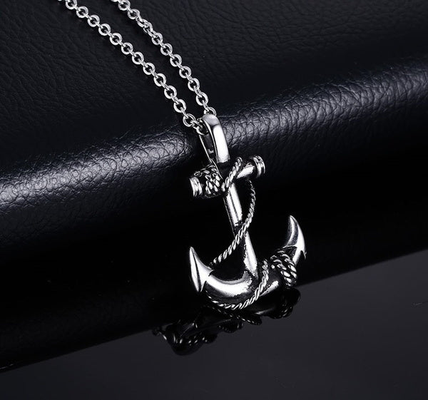 Navy/Sailor Anchor Necklace Stainless Steel Pendant Chain