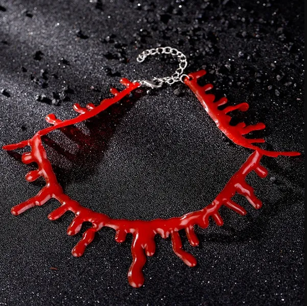 Fake Blood Necklace