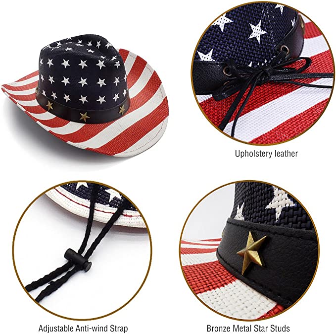American Flag Cowboy Hat