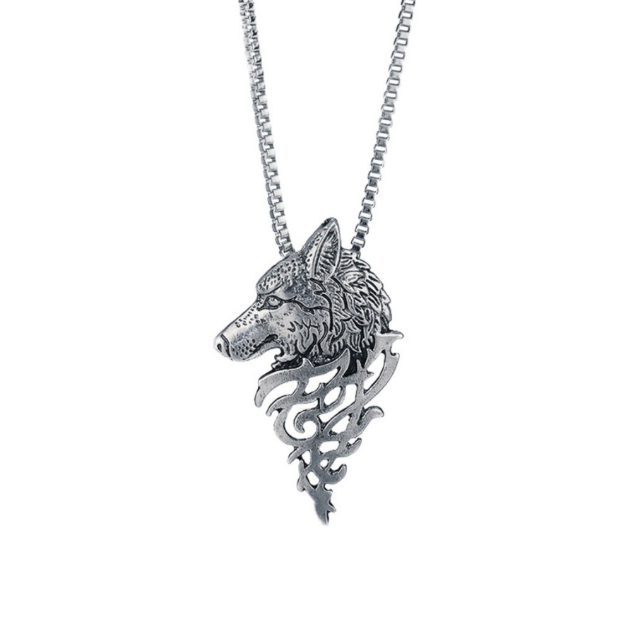 Wolf Head Necklace