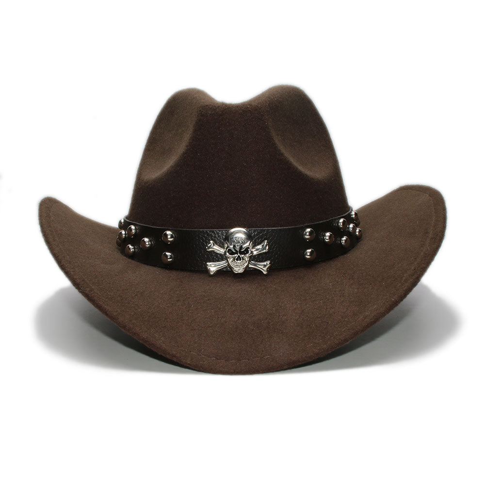 Skull & Crossbones Cowboy Hat