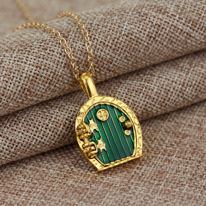 Hobbit Hole, Lord of The Rings Pendant Locket Necklace