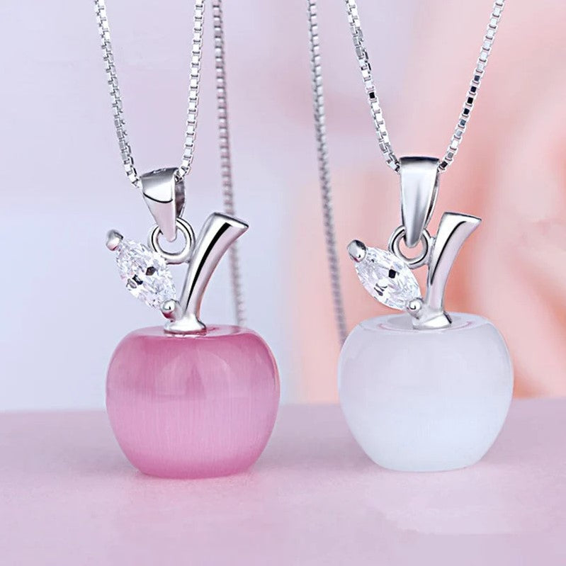 Crystal Apple Neckalce