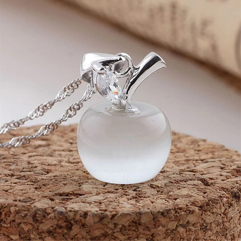 Crystal Apple Neckalce