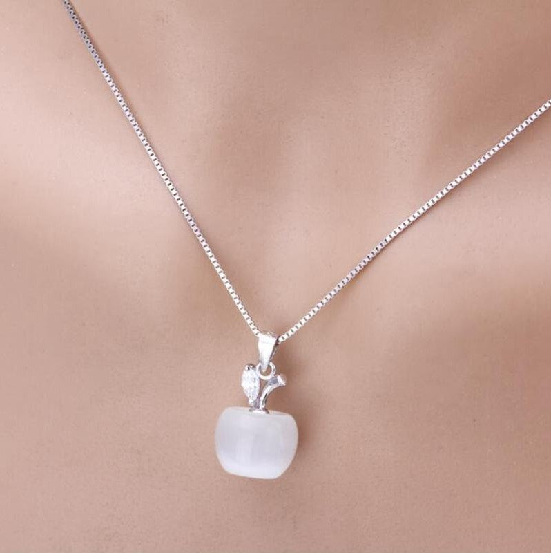 Crystal Apple Neckalce
