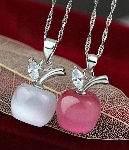 Crystal Apple Neckalce