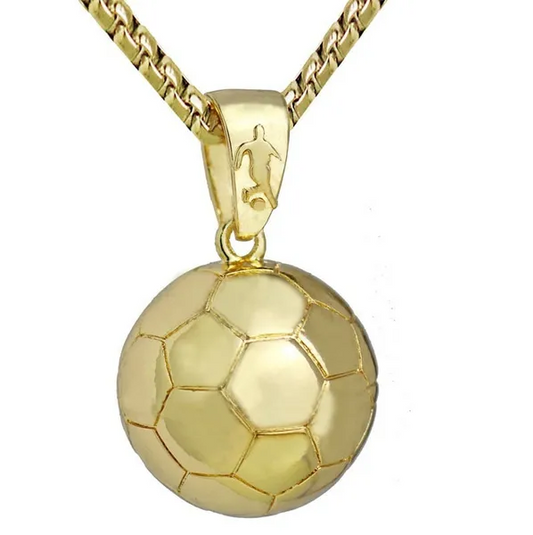 Soccer Ball Pendant Necklace