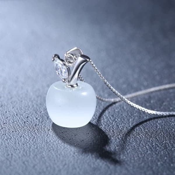 Crystal Apple Neckalce