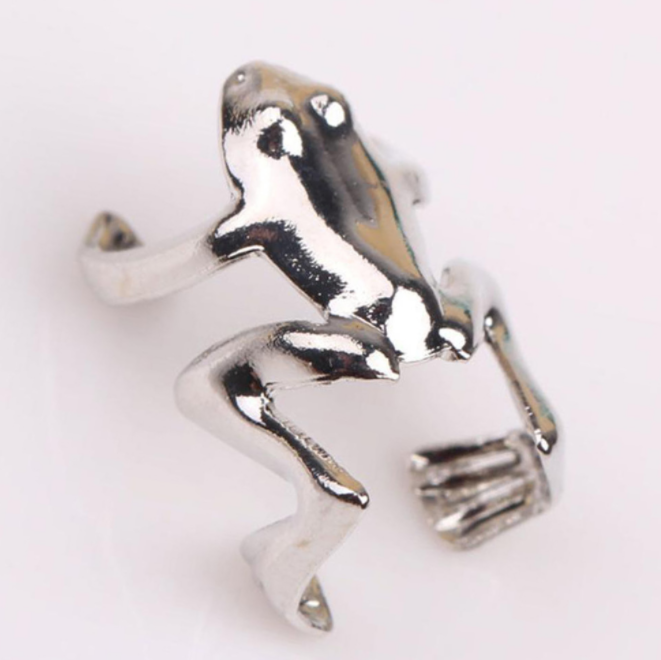 Pair of Cute Green Frog Stud Earrings