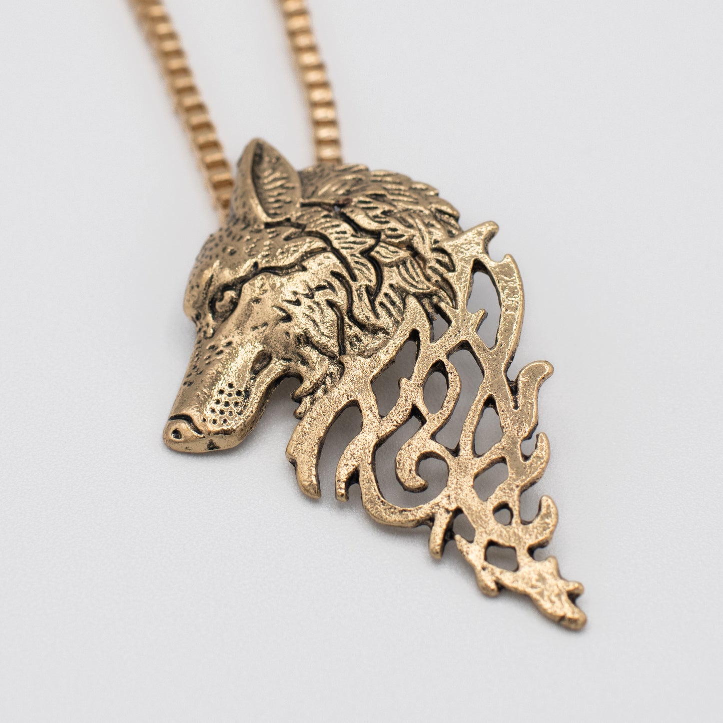 Wolf Head Necklace