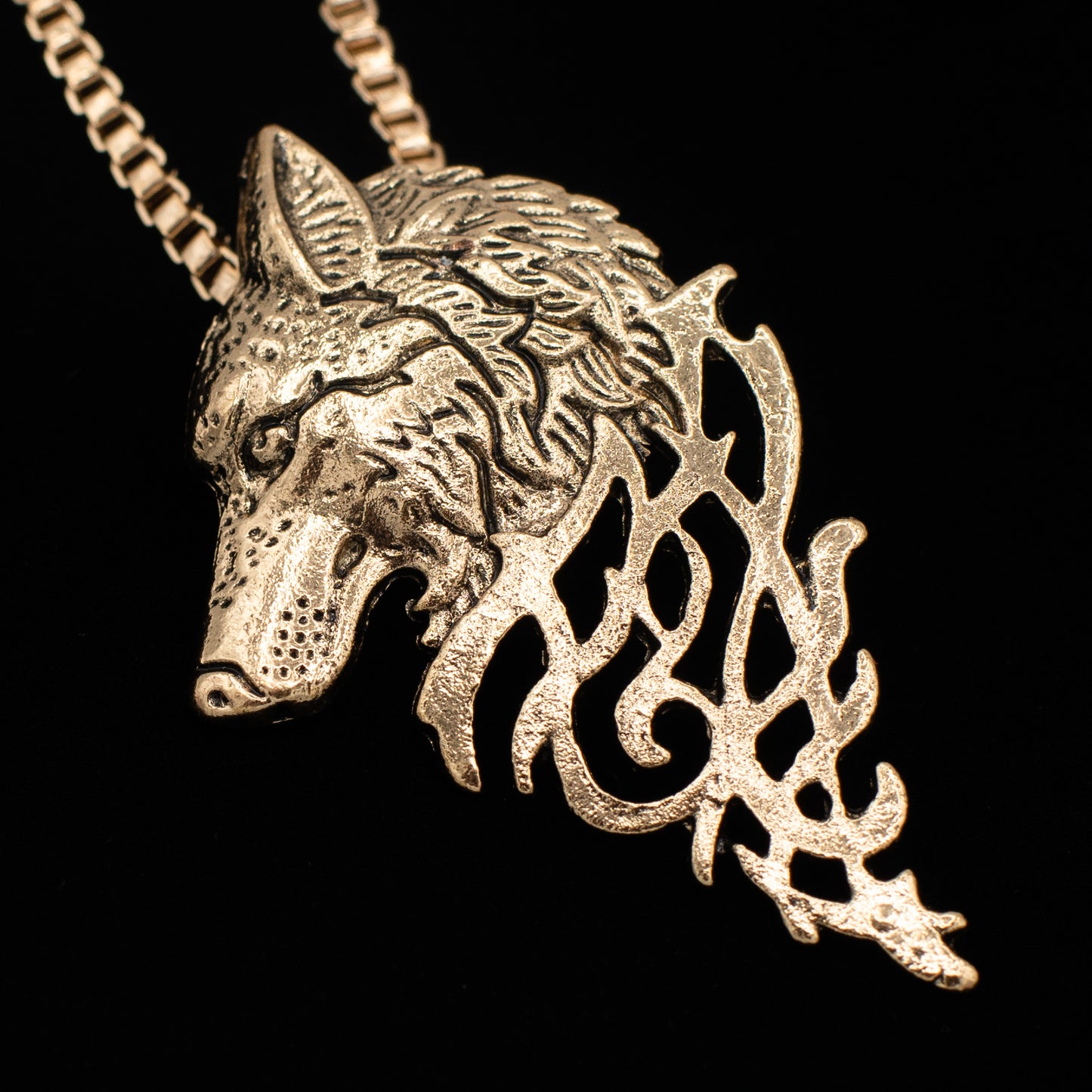 Wolf Head Necklace