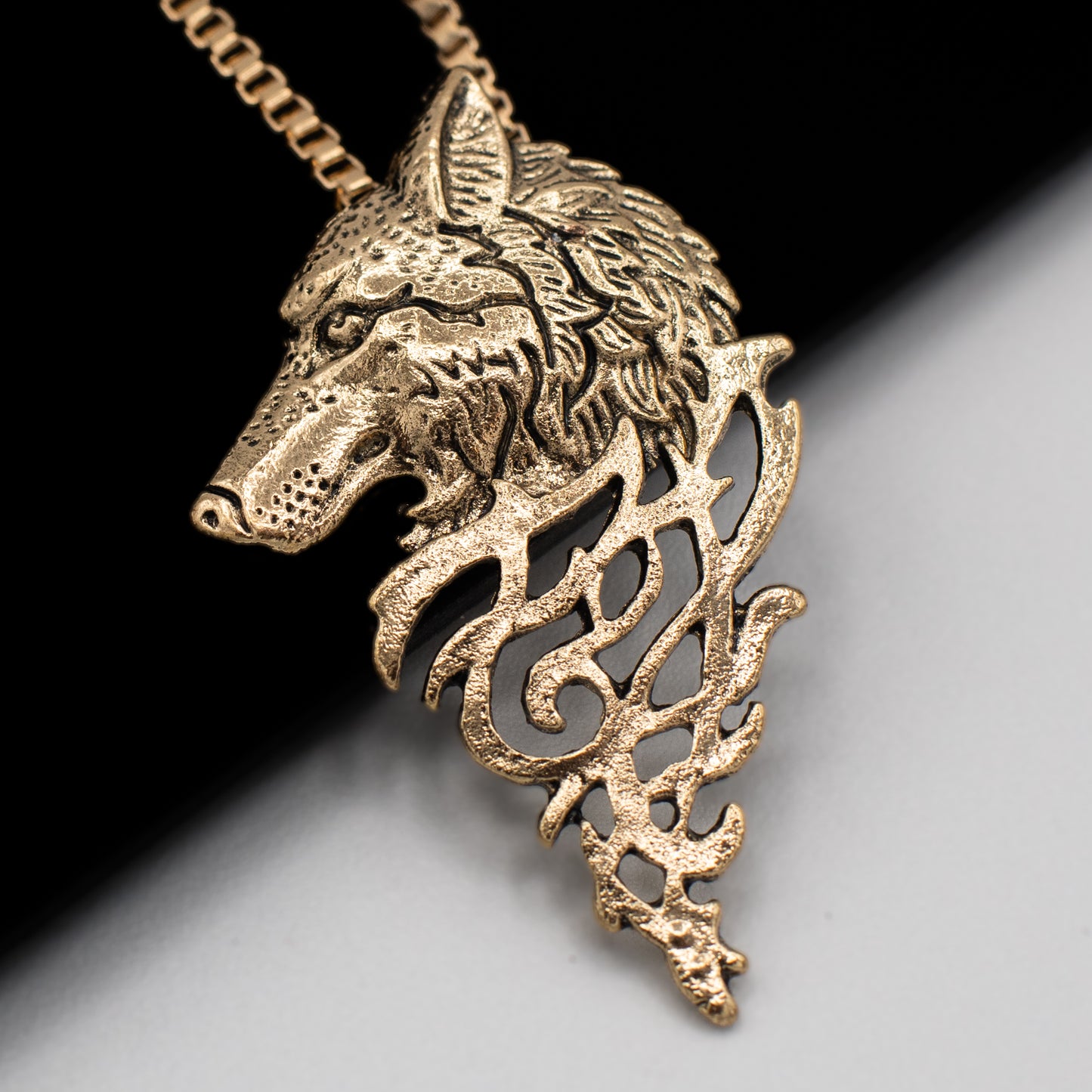 Wolf Head Necklace
