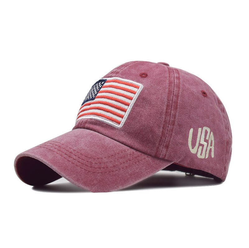 American Flag USA Baseball Cap - Tactical Army Cotton Casual Hat America