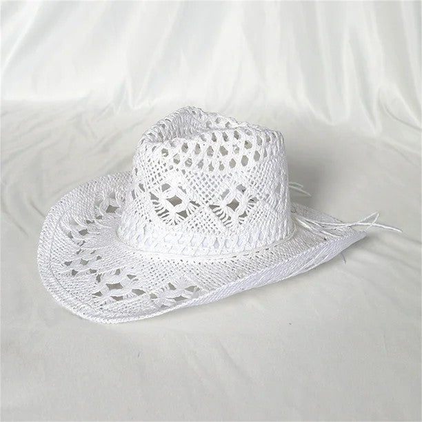 Western Cowboy Cowgirl Straw Hat Sun Summer Beach Party Rodeo, Womens, Mens