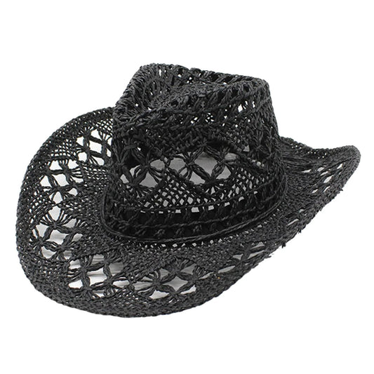 Western Cowboy Cowgirl Straw Hat Sun Summer Beach Party Rodeo, Womens, Mens