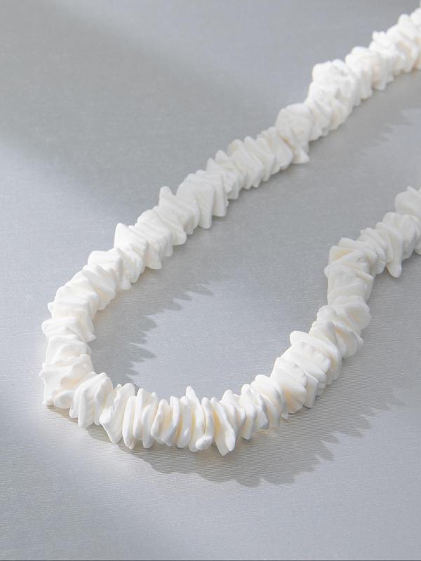 White Puka Shell Necklace