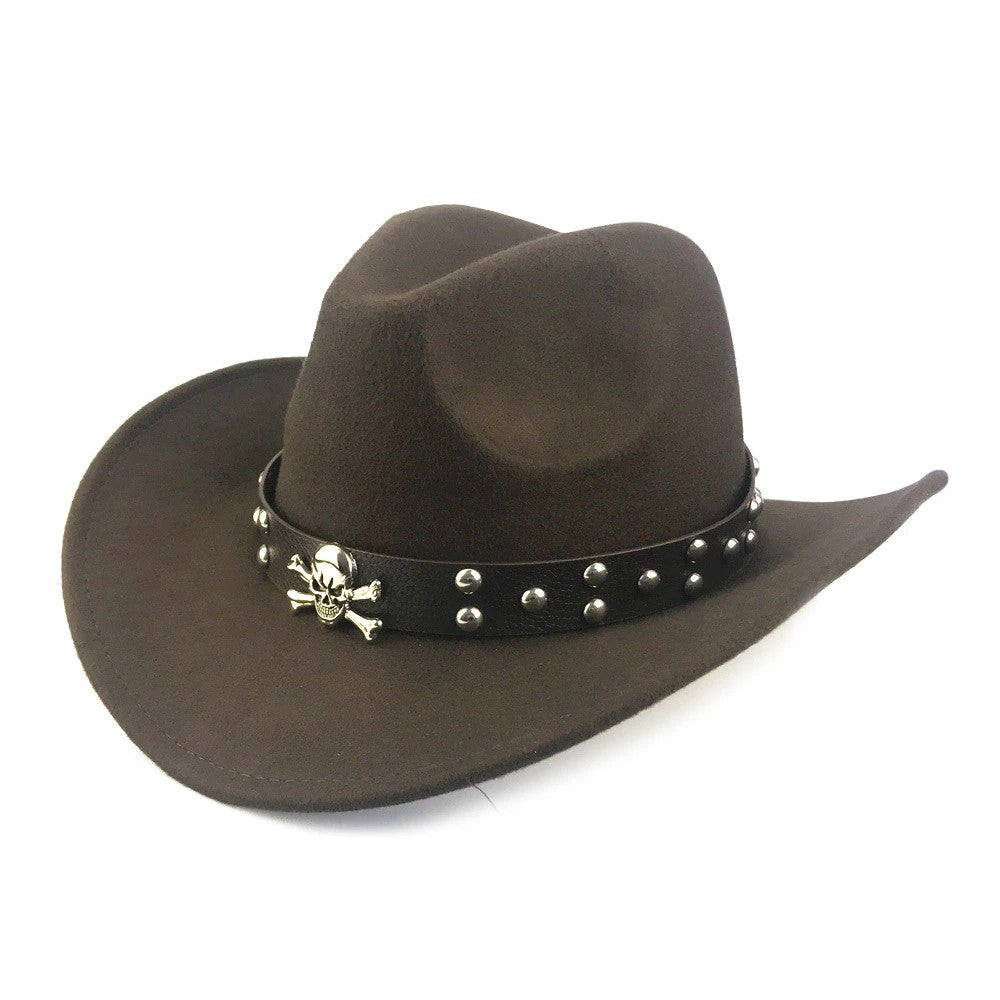 Skull & Crossbones Cowboy Hat