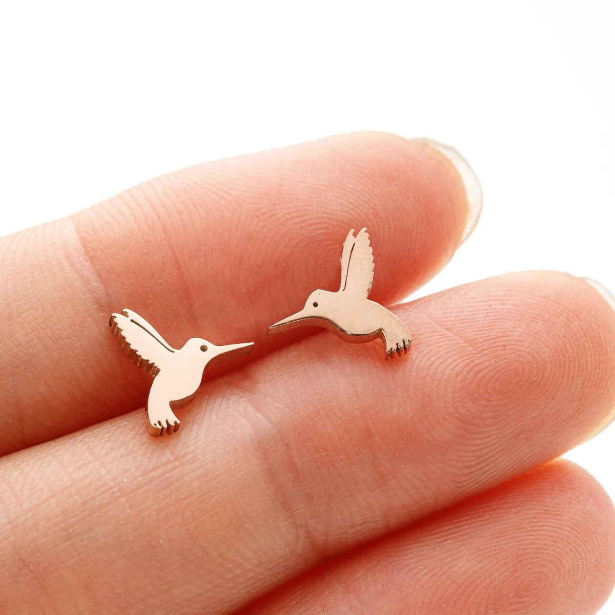 Stud Hummingbird Earrings