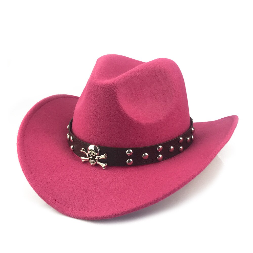 Skull & Crossbones Cowboy Hat