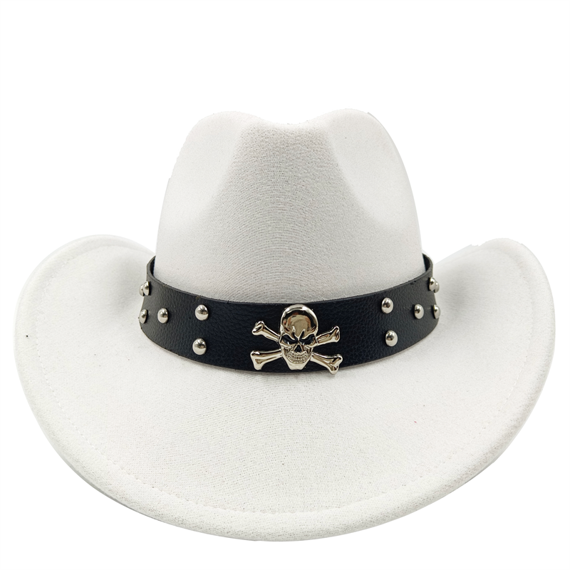Skull & Crossbones Cowboy Hat