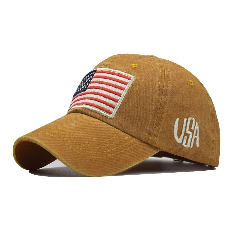 American Flag USA Baseball Cap - Tactical Army Cotton Casual Hat America