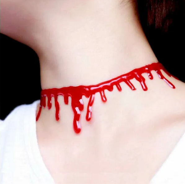 Fake Blood Necklace