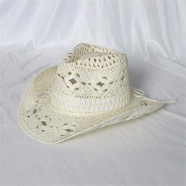 Western Cowboy Cowgirl Straw Hat Sun Summer Beach Party Rodeo, Womens, Mens
