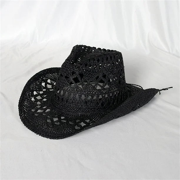 Western Cowboy Cowgirl Straw Hat Sun Summer Beach Party Rodeo, Womens, Mens