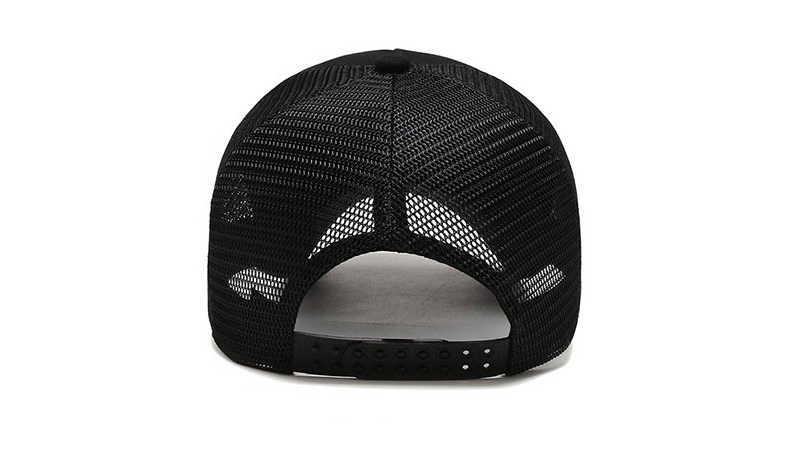 Black Embroidered American Flag Trucker/Baseball Hat/Cap