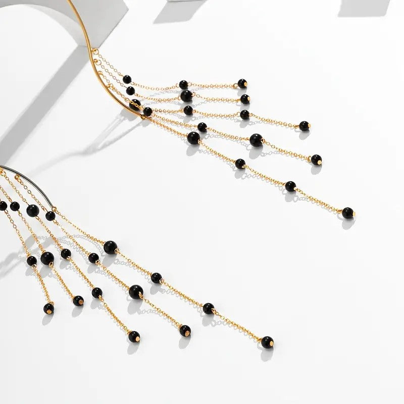 Elegant Pearl Open Choker Necklace