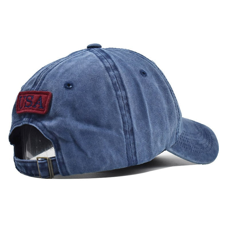 USA Flag Baseball Cap Adjustable Dad Hat Patriotic Embroidered, Great Gift