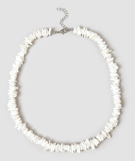 White Puka Shell Necklace