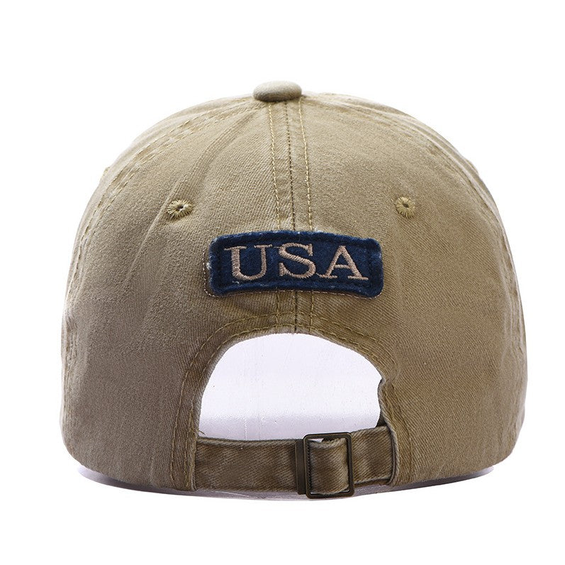 USA Flag Baseball Cap Adjustable Dad Hat Patriotic Embroidered, Great Gift
