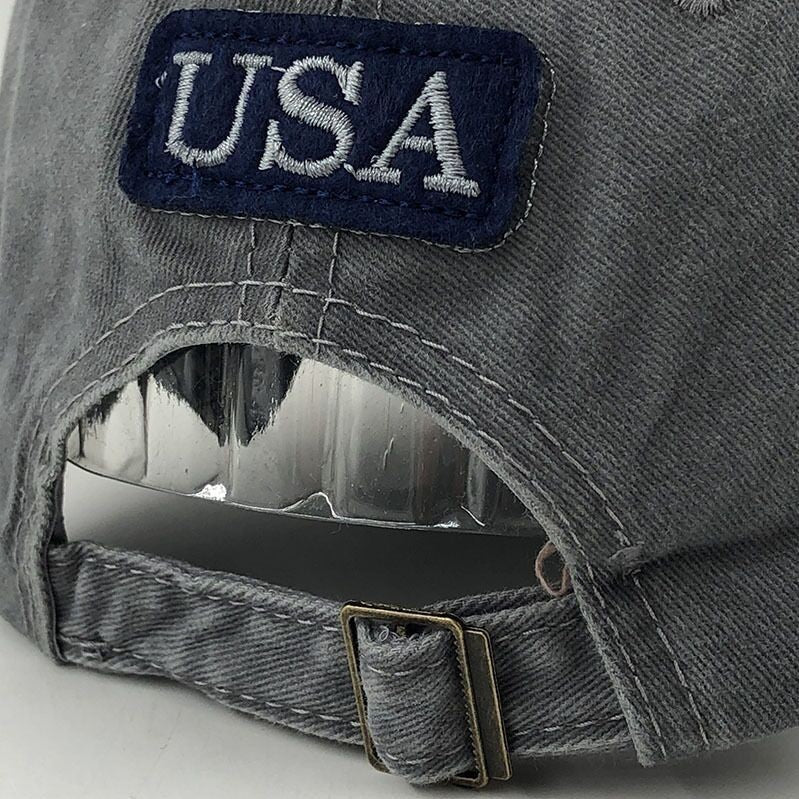 USA Flag Baseball Cap Adjustable Dad Hat Patriotic Embroidered, Great Gift