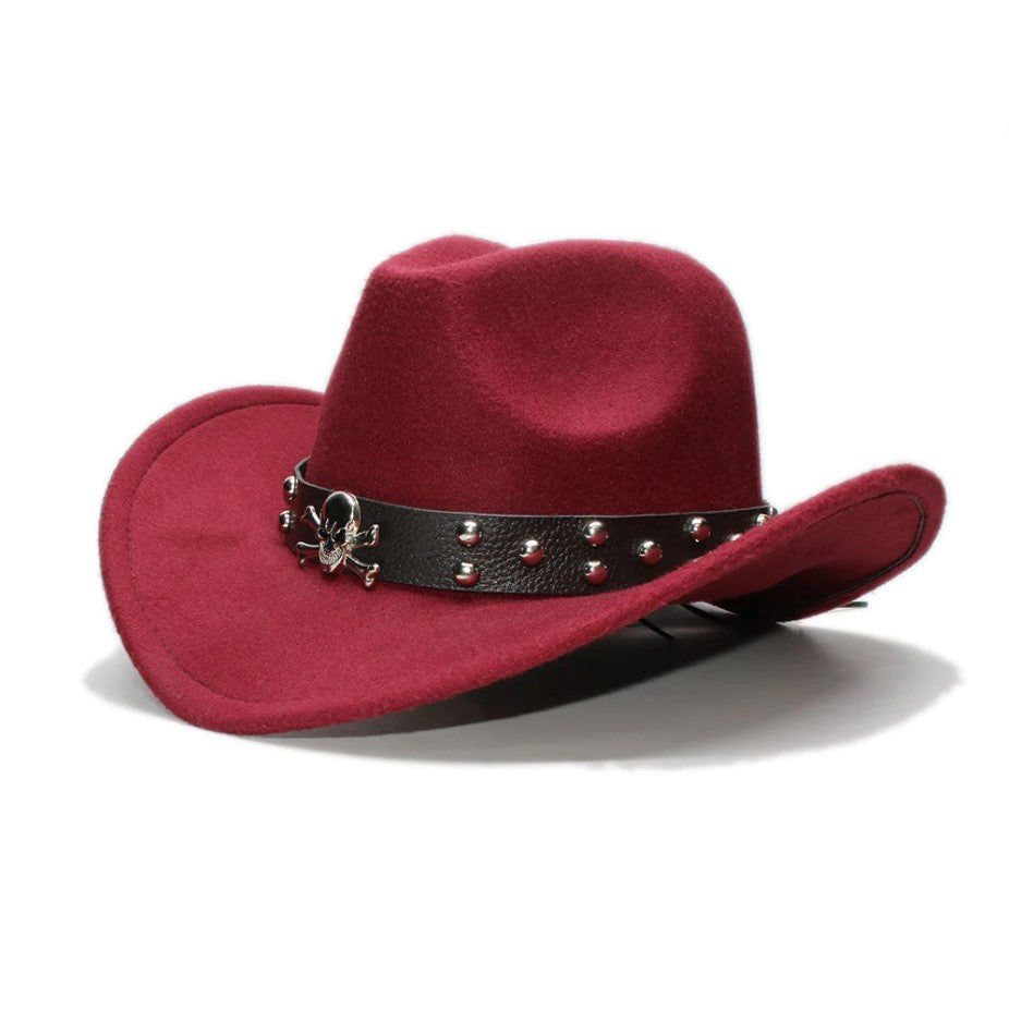 Skull & Crossbones Cowboy Hat
