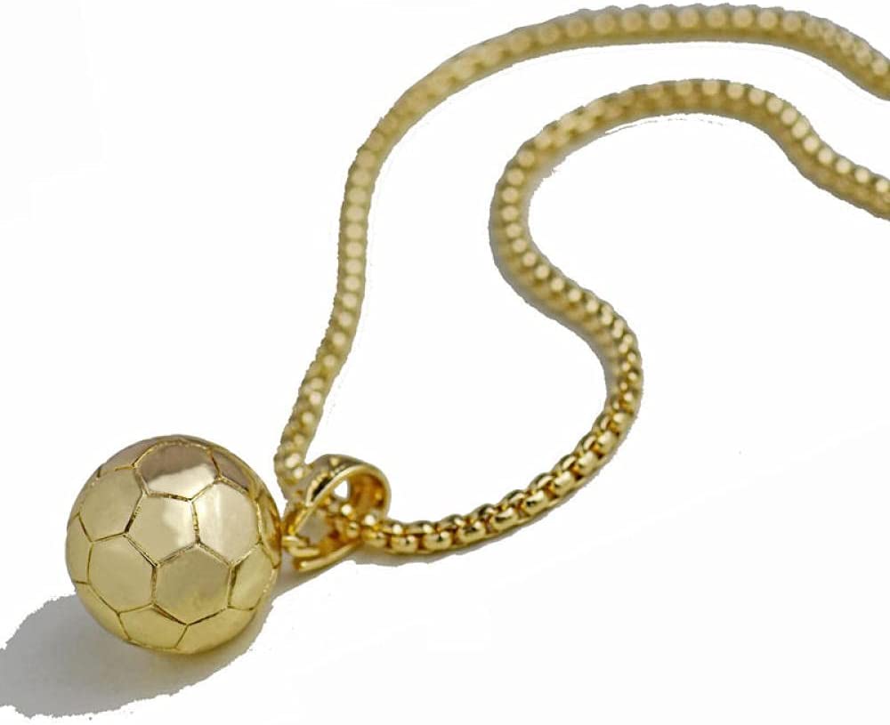 Soccer Ball Pendant Necklace