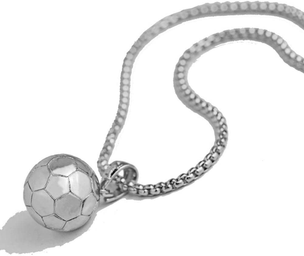 Soccer Ball Pendant Necklace