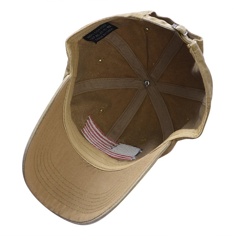 USA Flag Baseball Cap Adjustable Dad Hat Patriotic Embroidered, Great Gift