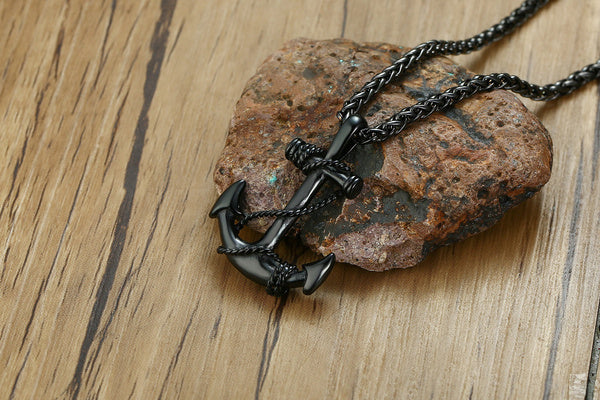 Navy/Sailor Anchor Necklace Stainless Steel Pendant Chain