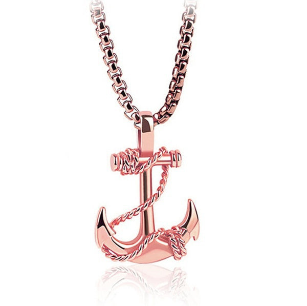 Navy/Sailor Anchor Necklace Stainless Steel Pendant Chain